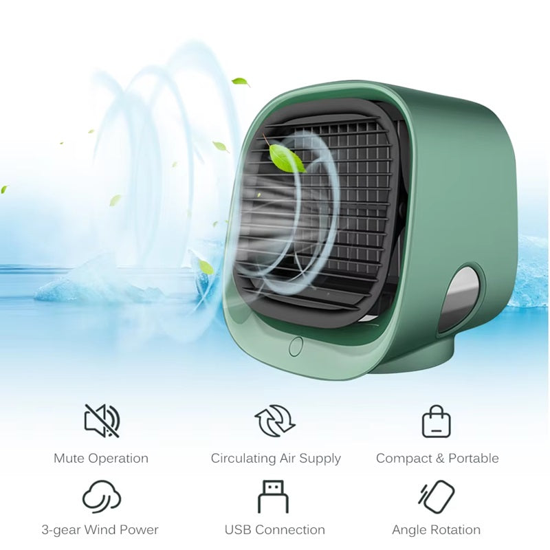 3-in-1 Mini-Klimaanlage mit Kühlung, Befeuchtung & Luftreinigung | Karnz
