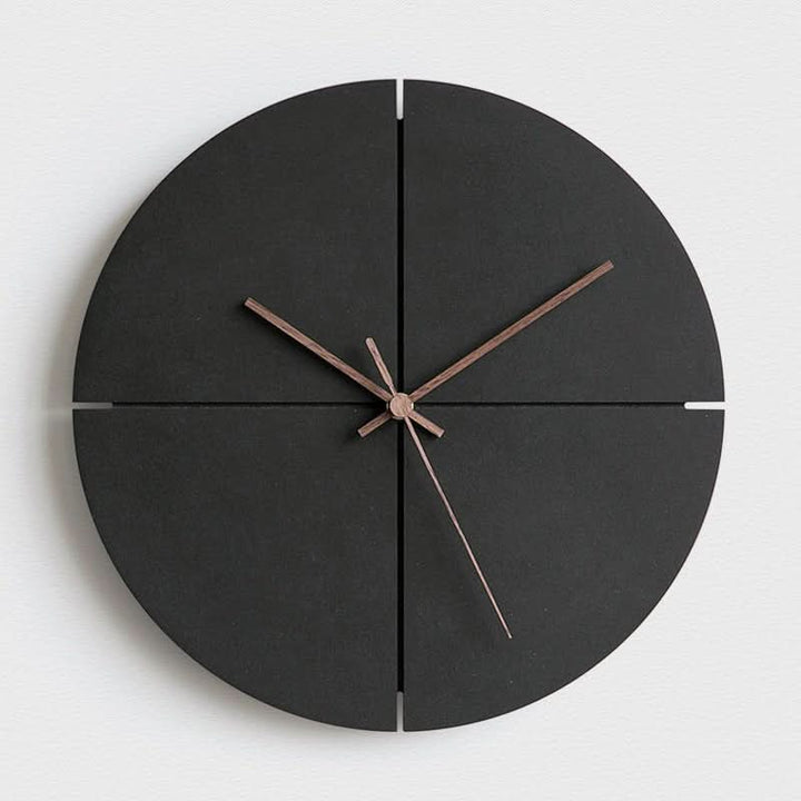 Geräuschlose, moderne Wanduhr – 30 cm (12 Zoll) dekoratives MDF-Design