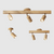 Holz Deckenlampe verstellbar mit warmem Licht und minimalistischem Design | Karnz