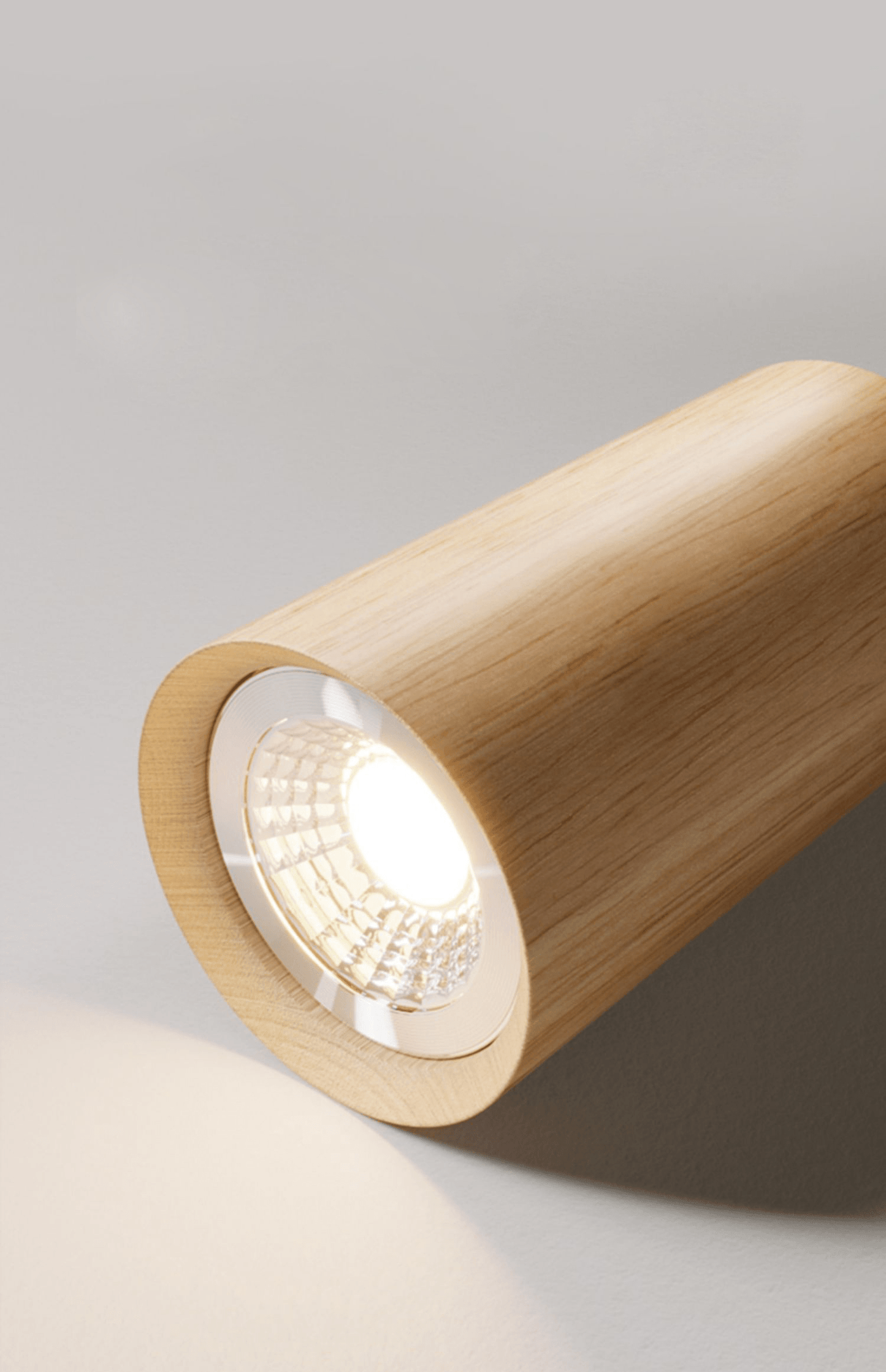 Holz Deckenlampe verstellbar mit warmem Licht und minimalistischem Design | Karnz