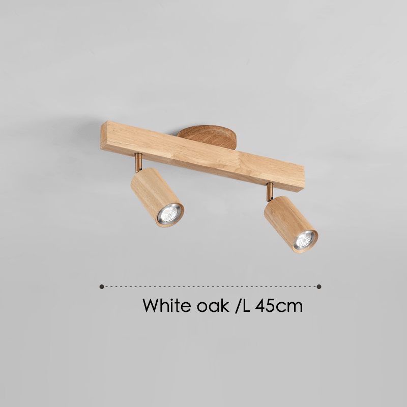 Holz Deckenlampe verstellbar mit warmem Licht und minimalistischem Design | Karnz