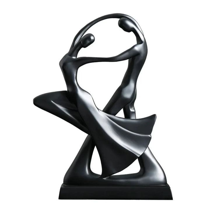Modern Abstract Dancers Ornament - Resin Home Decor Accent | Karnz