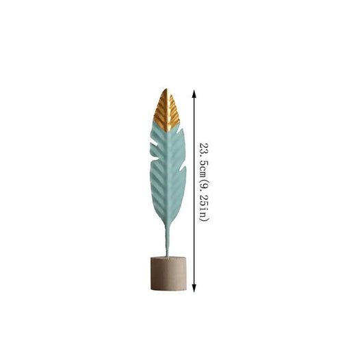 Moderne Feder Holz Einfache Miniatur Dekoration | Karnz