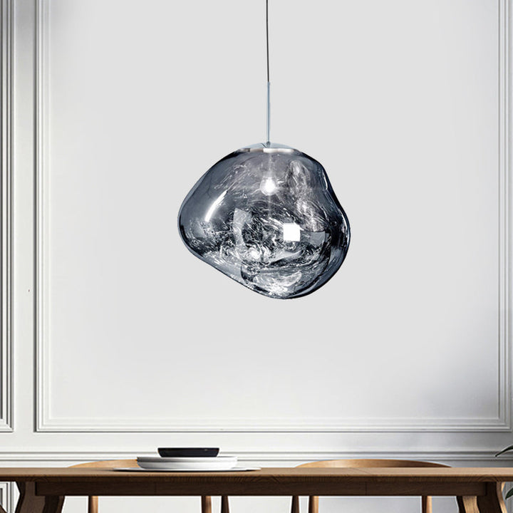 Moderne Glasdeckenleuchte - LunaLux