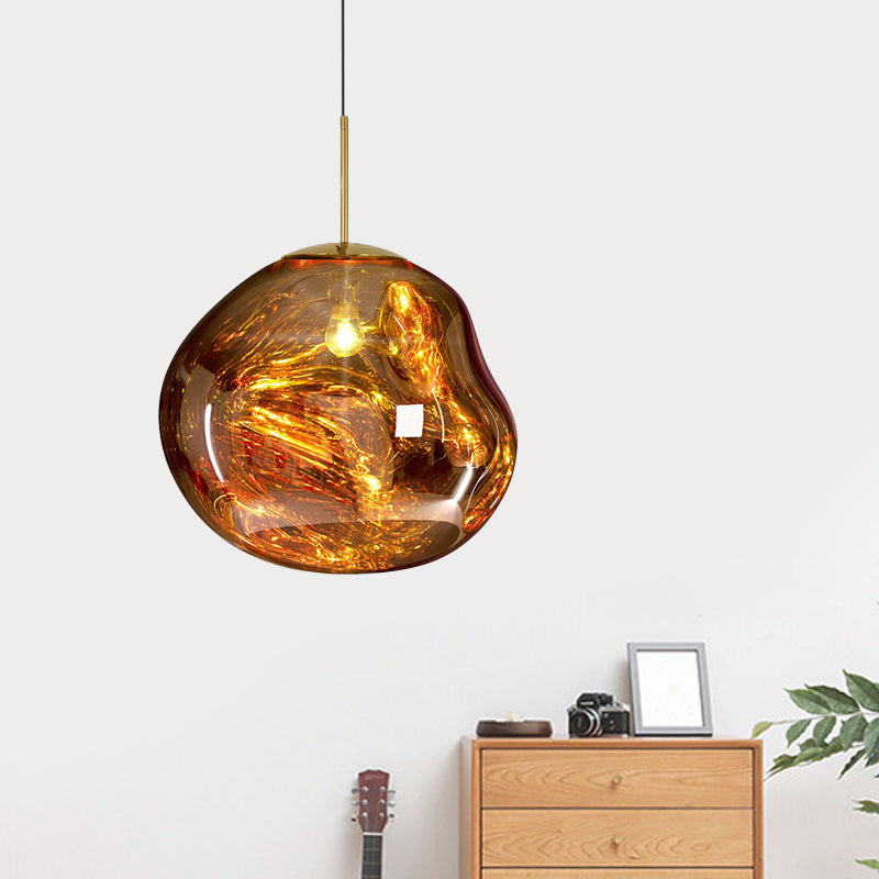 Moderne Glasdeckenleuchte - LunaLux