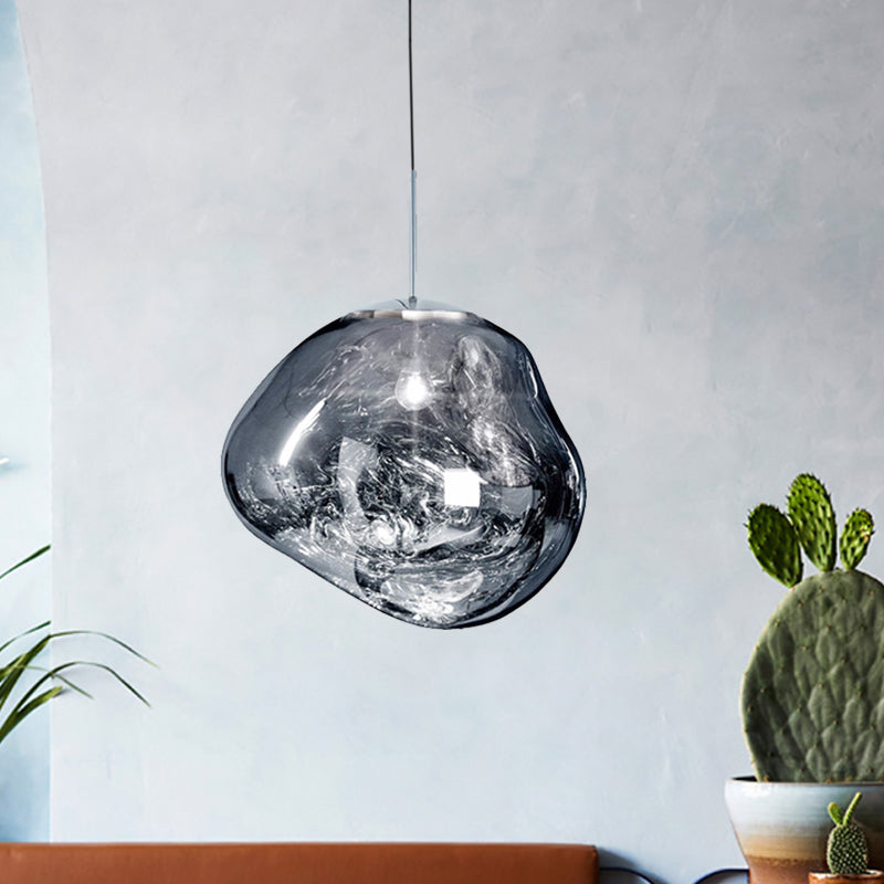 Moderne Glasdeckenleuchte - LunaLux