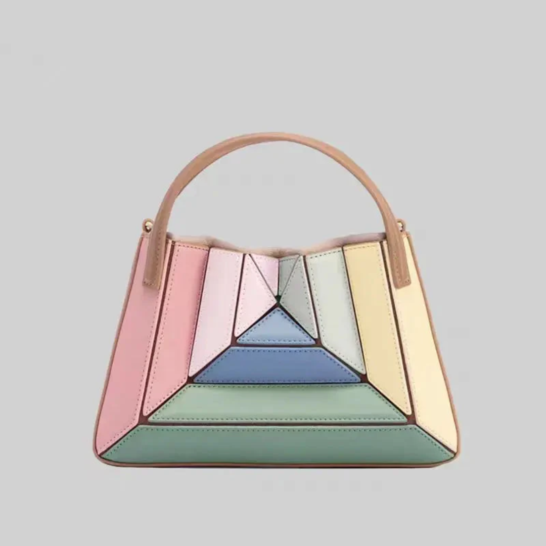 Moderne Handtasche mit geometrischem Design – GeoChic