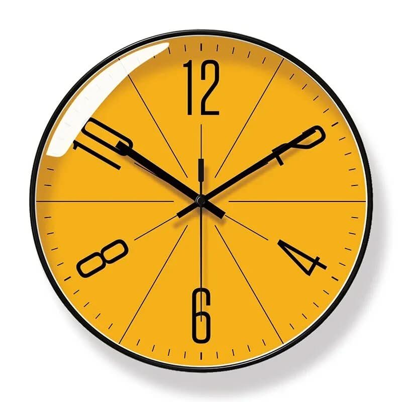 MINUTUM – Minimalistische Wanduhr im skandinavischen Stil mit geräuschlosem Quarzwerk