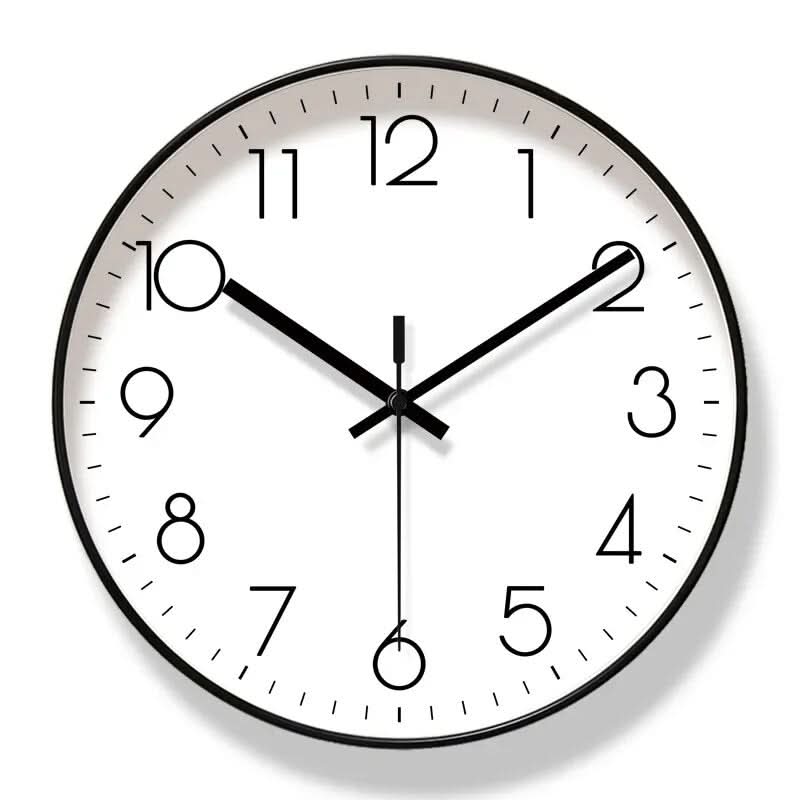MINUTUM – Minimalistische Wanduhr im skandinavischen Stil mit geräuschlosem Quarzwerk