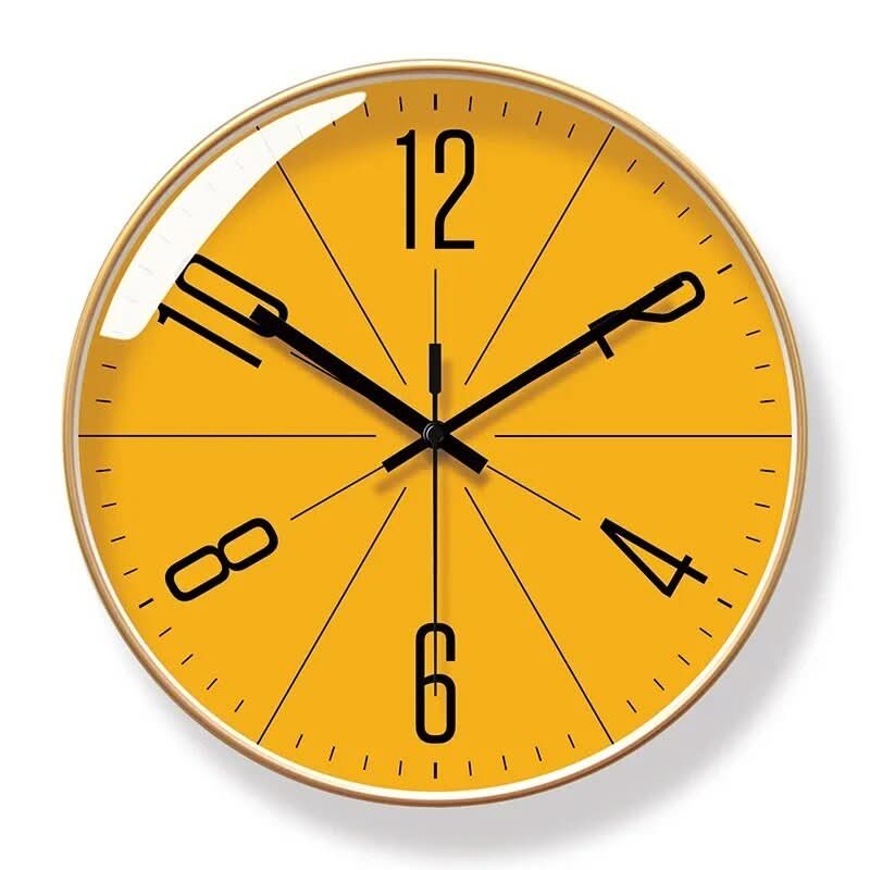 MINUTUM – Minimalistische Wanduhr im skandinavischen Stil mit geräuschlosem Quarzwerk