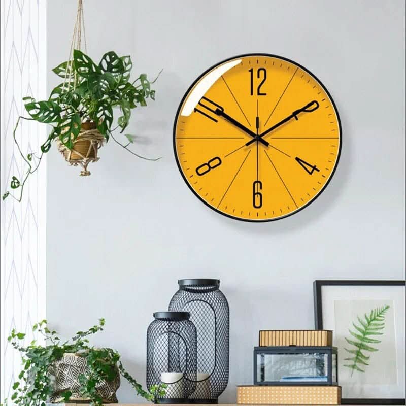 MINUTUM – Minimalistische Wanduhr im skandinavischen Stil mit geräuschlosem Quarzwerk