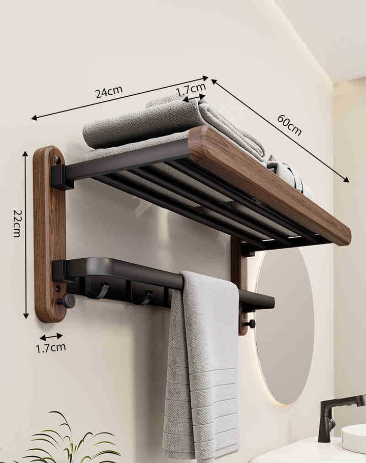 Minimalistischer Handtuchhalter für moderne Interieurs