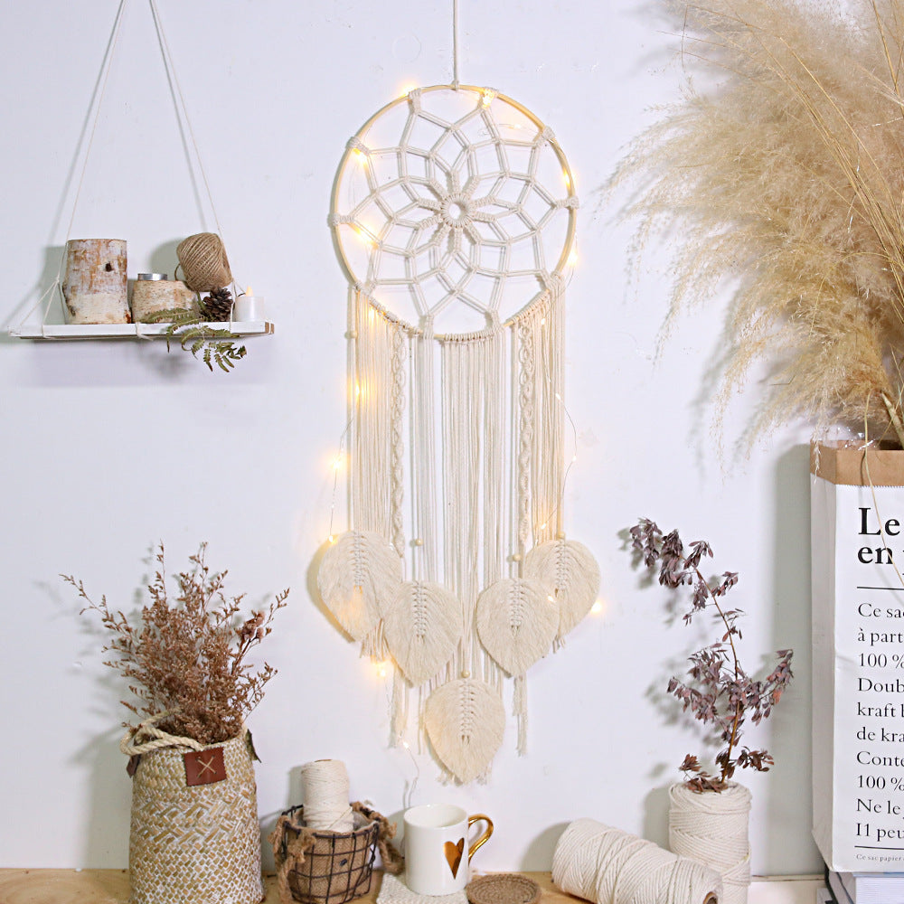 Beleuchtete Mandala Wanddekoration – Boho Wandbehang für Wohnzimmer und Schlafzimmer | Karnz