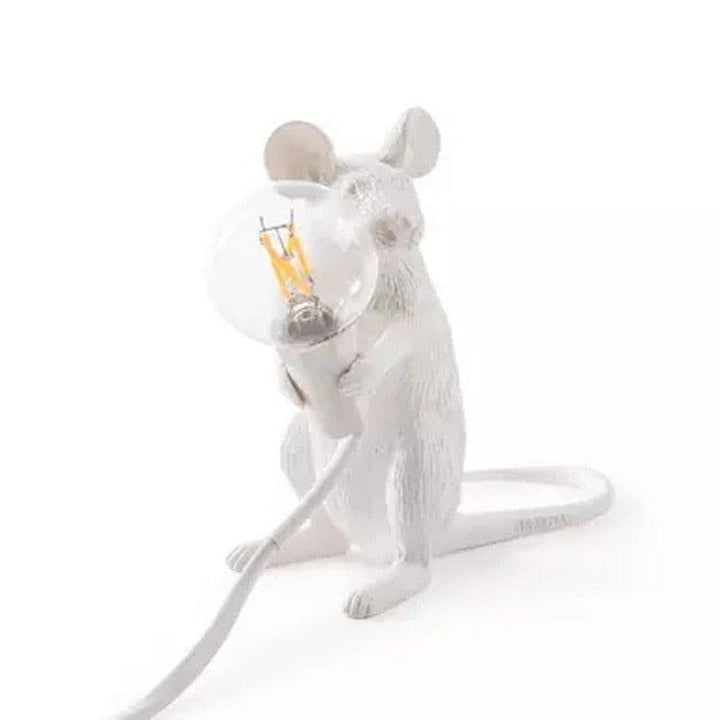 Tischlampe mit Mausmotiv