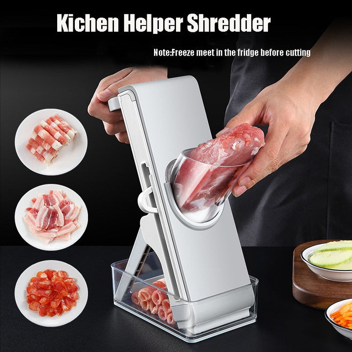 Multifunktionaler Gemüseschneider Fleisch Kartoffelscheibe Karottenreibe | Karnz