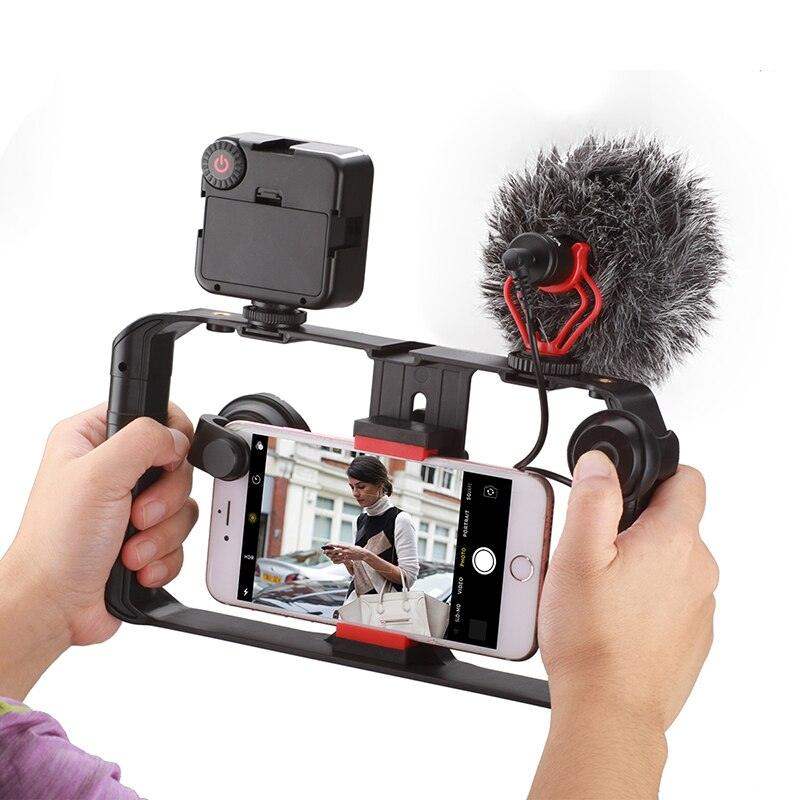 VideoGrip Smartphone-Stabilisator – Professionelles Filmgehäuse mit Kaltstativanschlüssen | Karnz