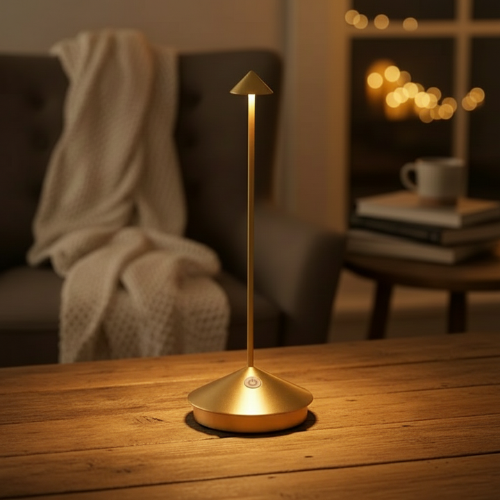 ClarityGlow – Kabellose LED-Tischlampe | Karnz