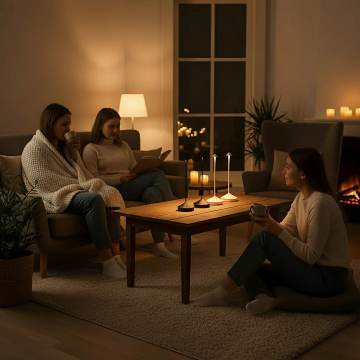ClarityGlow – Kabellose LED-Tischlampe | Karnz