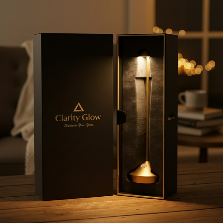 ClarityGlow – Kabellose LED-Tischlampe | Karnz