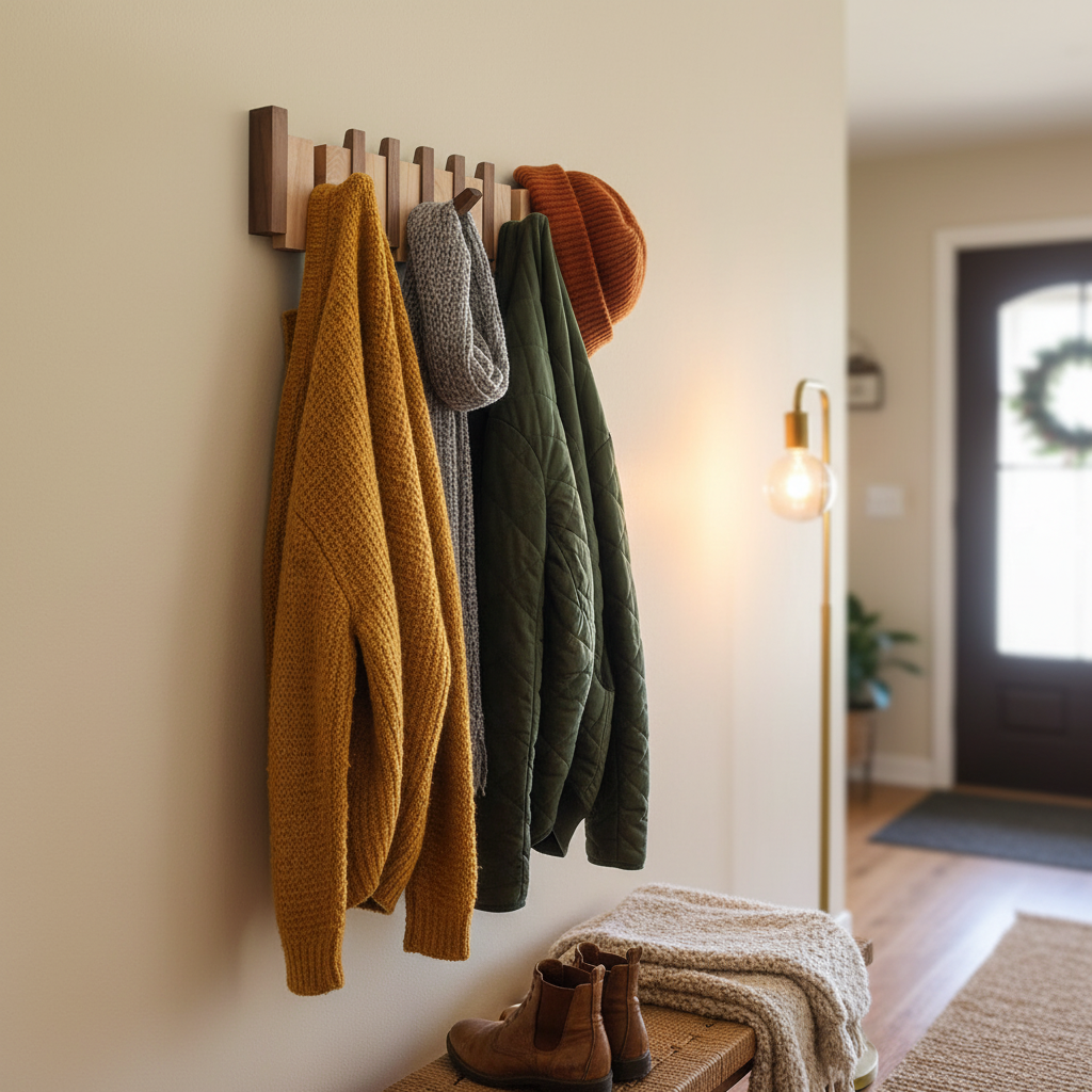 Karnz | Holz Klavier Garderobe - HarmonyCoat
