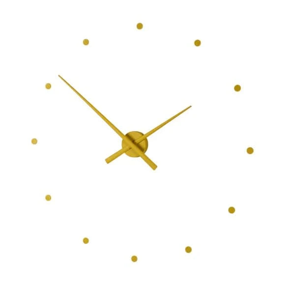 Minimalistische schwarze moderne Wanduhr 40 cm