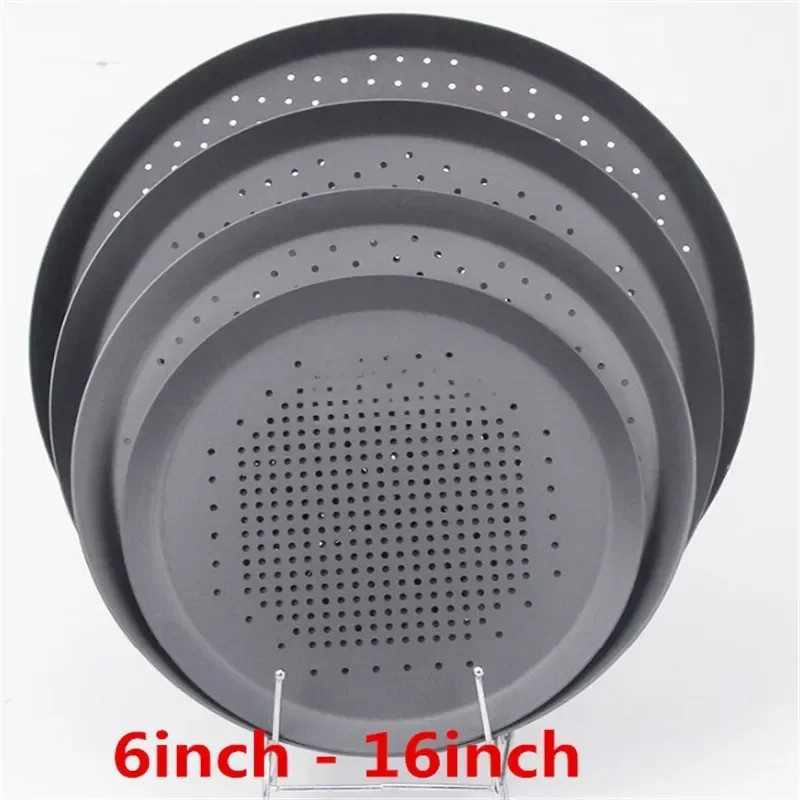 Antihaft-Pizza-Backform Tablett Halter Pizza-Screen Pfanne Metallnetz | Karnz