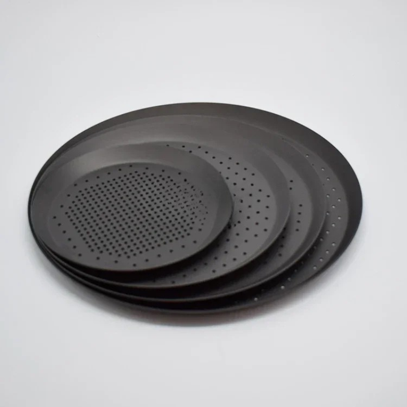 Antihaft-Pizza-Backform Tablett Halter Pizza-Screen Pfanne Metallnetz | Karnz