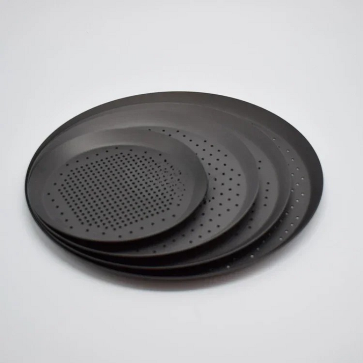 Antihaft-Pizza-Backform Tablett Halter Pizza-Screen Pfanne Metallnetz | Karnz