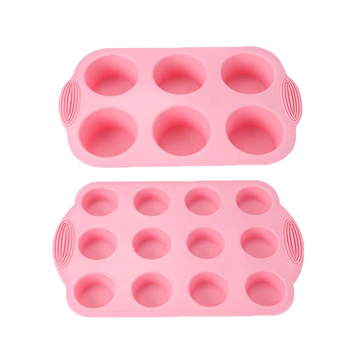 Antihaft-Silikon-Backform Kuchen Muffin Brot Backformen Zubehör | Karnz