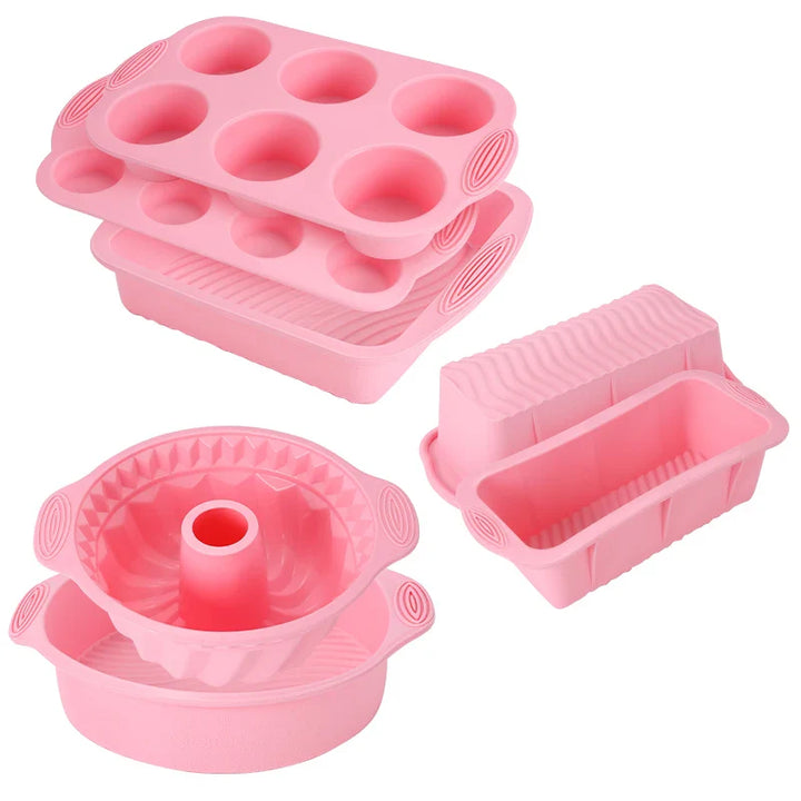 Antihaft-Silikon-Backform Kuchen Muffin Brot Backformen Zubehör | Karnz