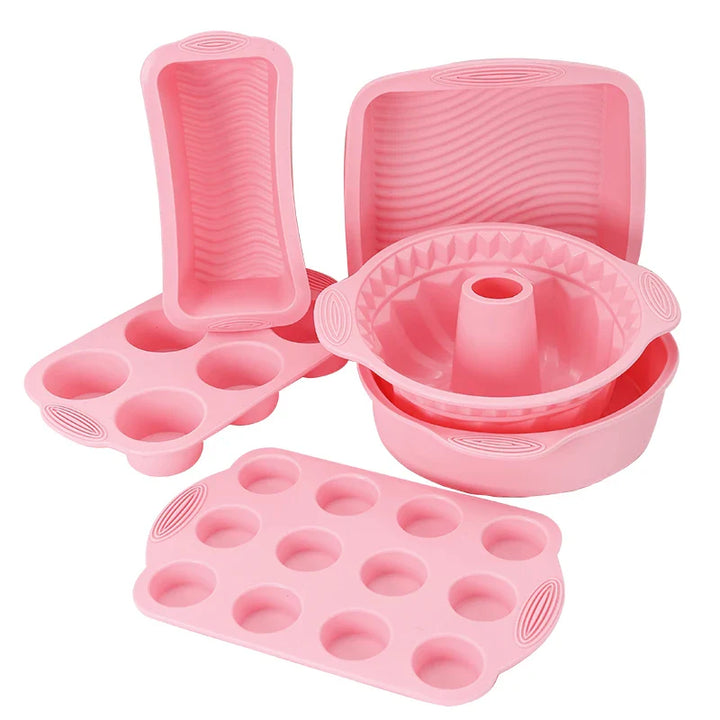 Antihaft-Silikon-Backform Kuchen Muffin Brot Backformen Zubehör | Karnz