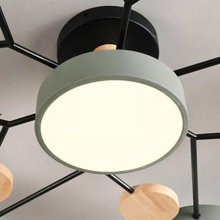 Verzweigte LED-Deckenlampe - NordicGlow | Karnz