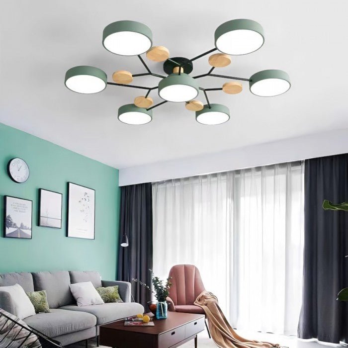 Verzweigte LED-Deckenlampe - NordicGlow | Karnz