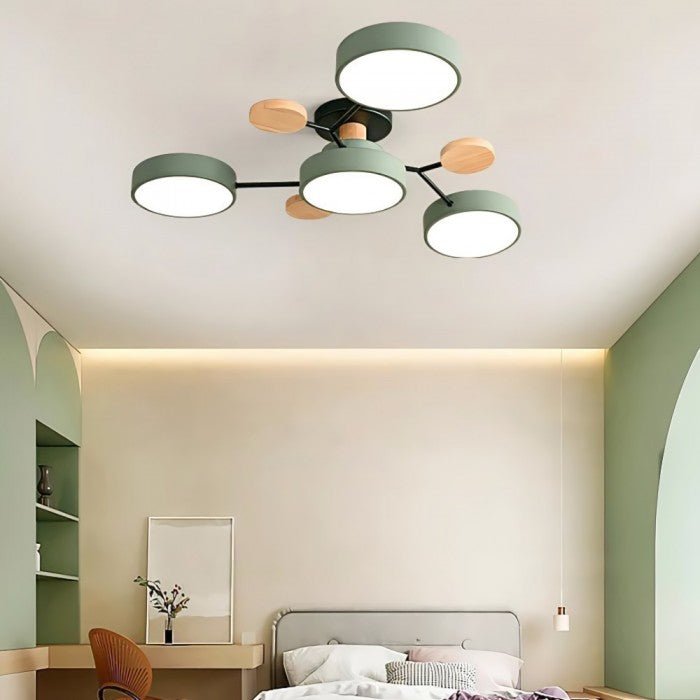 Verzweigte LED-Deckenlampe - NordicGlow | Karnz