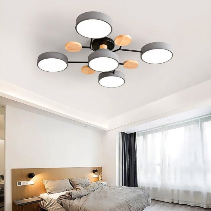 Verzweigte LED-Deckenlampe - NordicGlow | Karnz