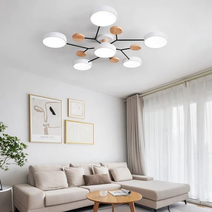 Verzweigte LED-Deckenlampe - NordicGlow | Karnz