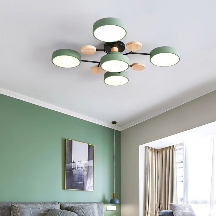 Verzweigte LED-Deckenlampe - NordicGlow | Karnz