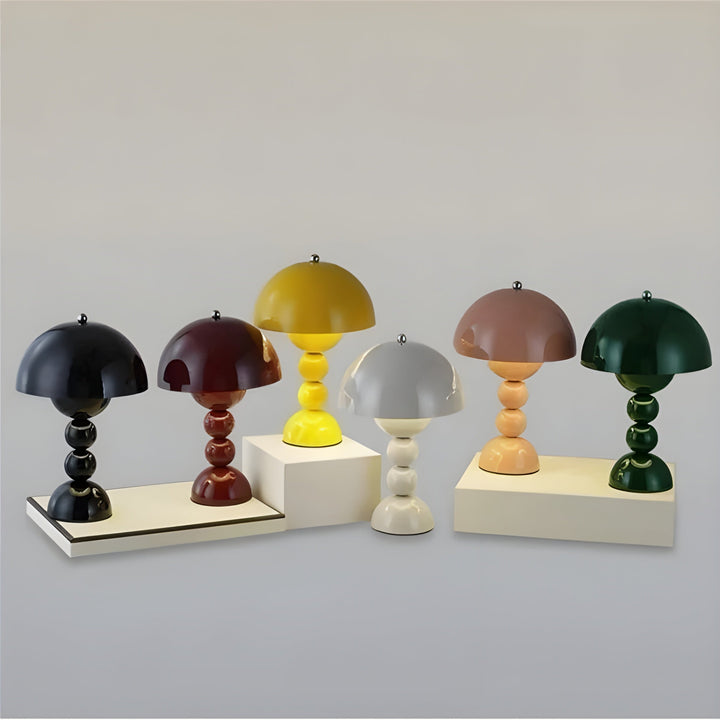 Skandinavische Design Tischlampe - FloraGlow | Karnz