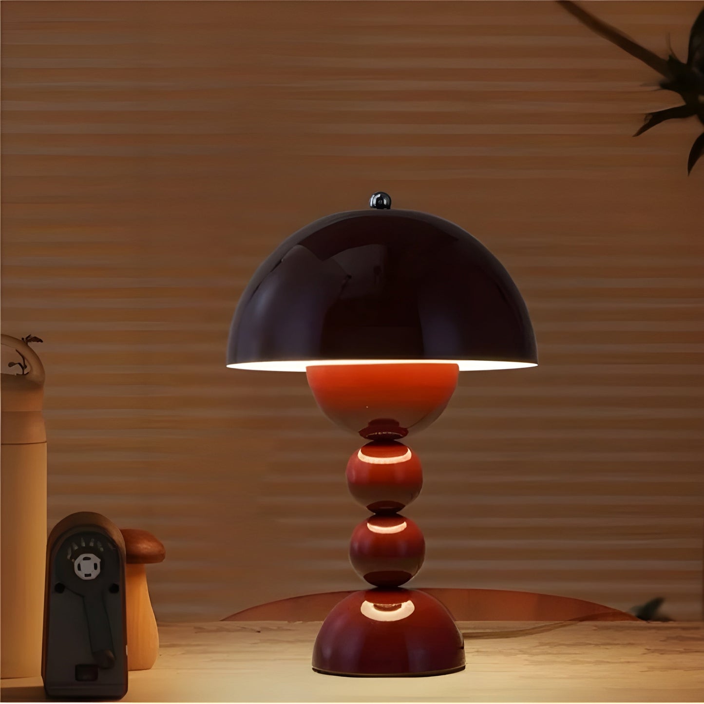 Skandinavische Design Tischlampe - FloraGlow | Karnz