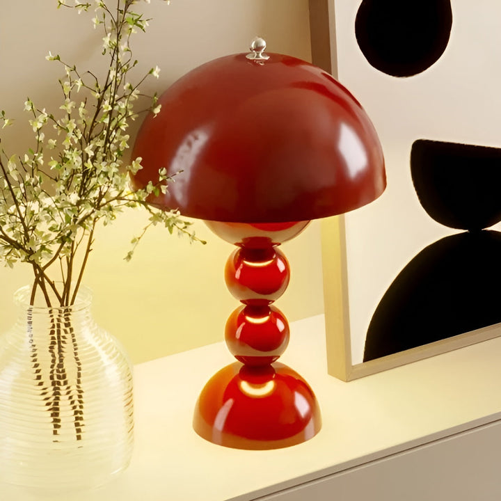 Skandinavische Design Tischlampe - FloraGlow | Karnz