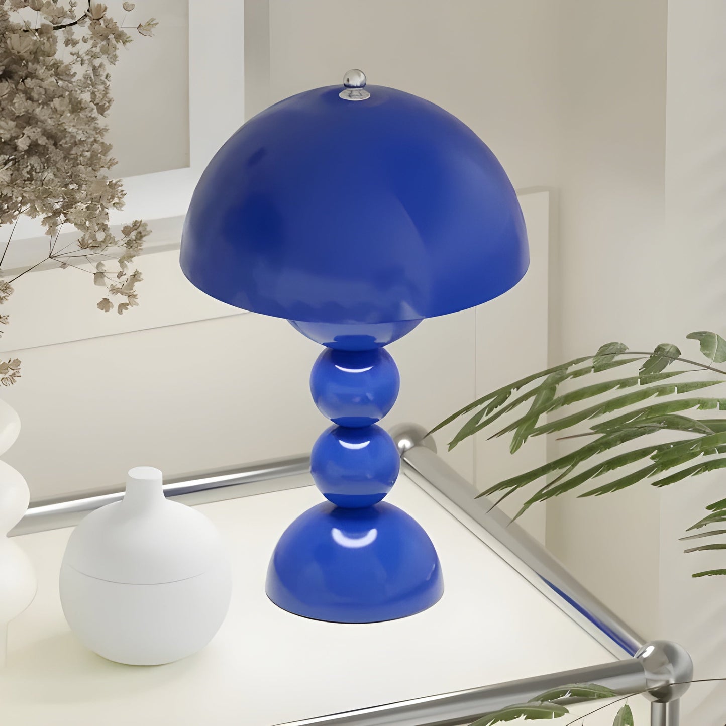 Skandinavische Design Tischlampe - FloraGlow | Karnz