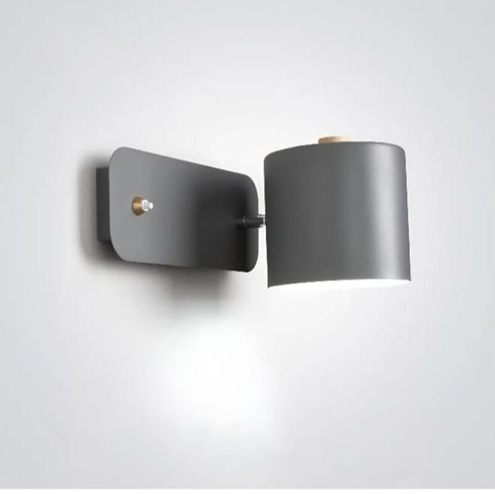 Moderne skandinavische LED-Wandleuchte mit Schalter