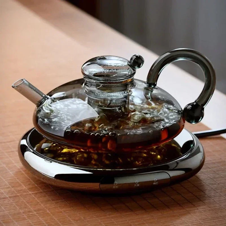Nordic Style hitzebeständiger Glas-Teekessel mit Infuser Teekannen-Set | Karnz