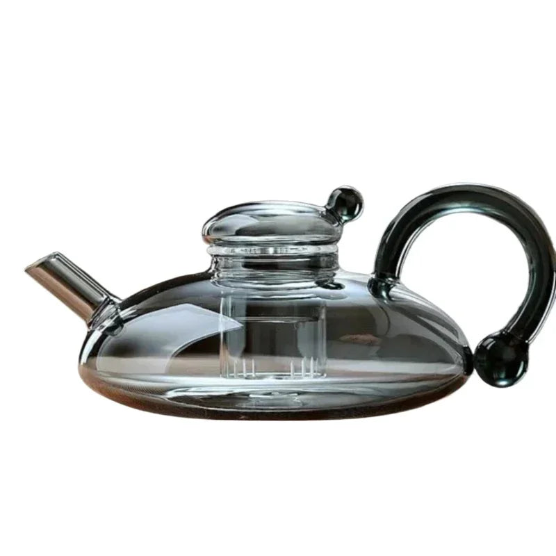 Nordic Style hitzebeständiger Glas-Teekessel mit Infuser Teekannen-Set | Karnz