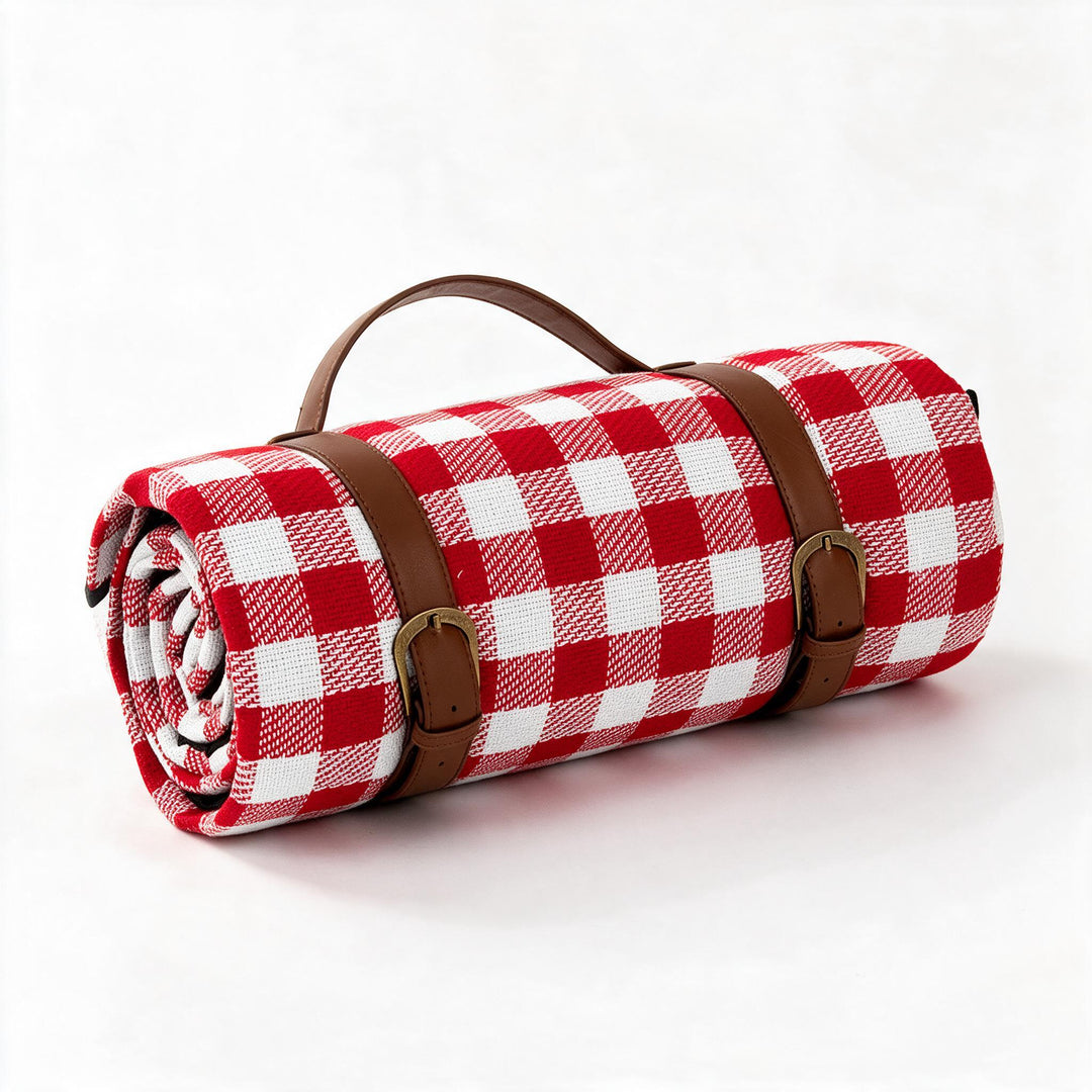 NovaPlaid | Wasserdicht faltbare Picknickdecke mit Tragegurt | Karnz