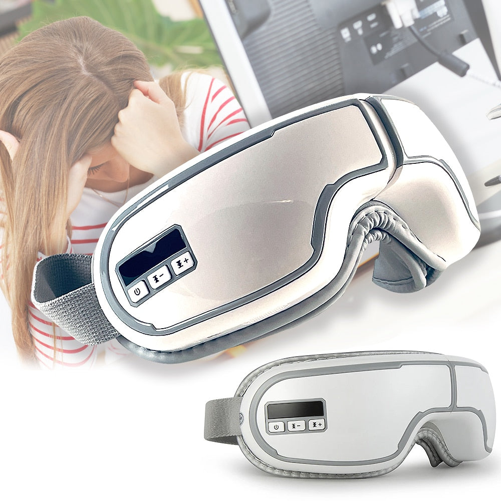 4-in-1 Multifunktions-Augenmassagebrille mit Luftkompression | Karnz