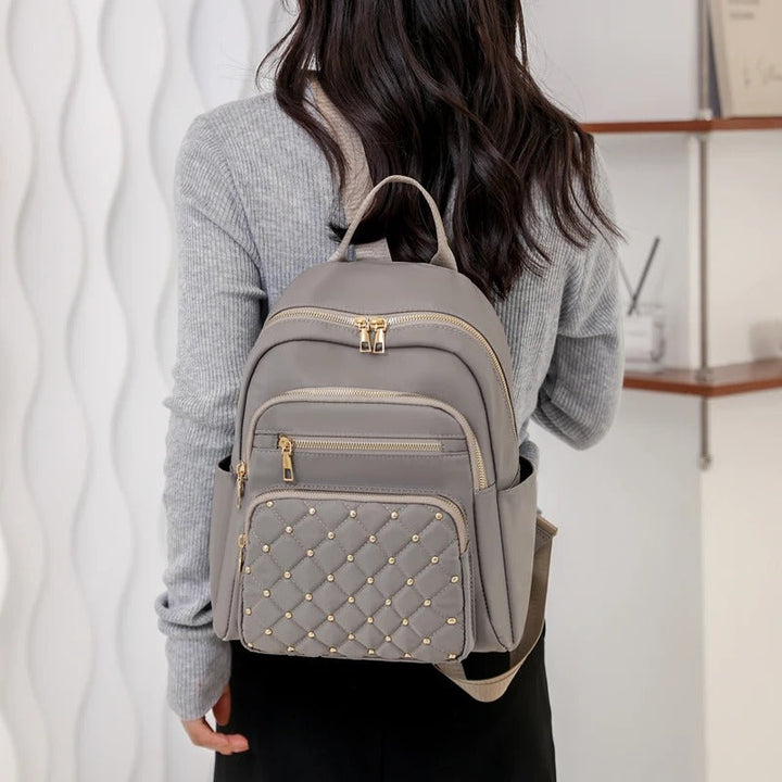 Leichter wasserabweisender Nylon-Rucksack für Frauen – Reisen & Schule | Karnz