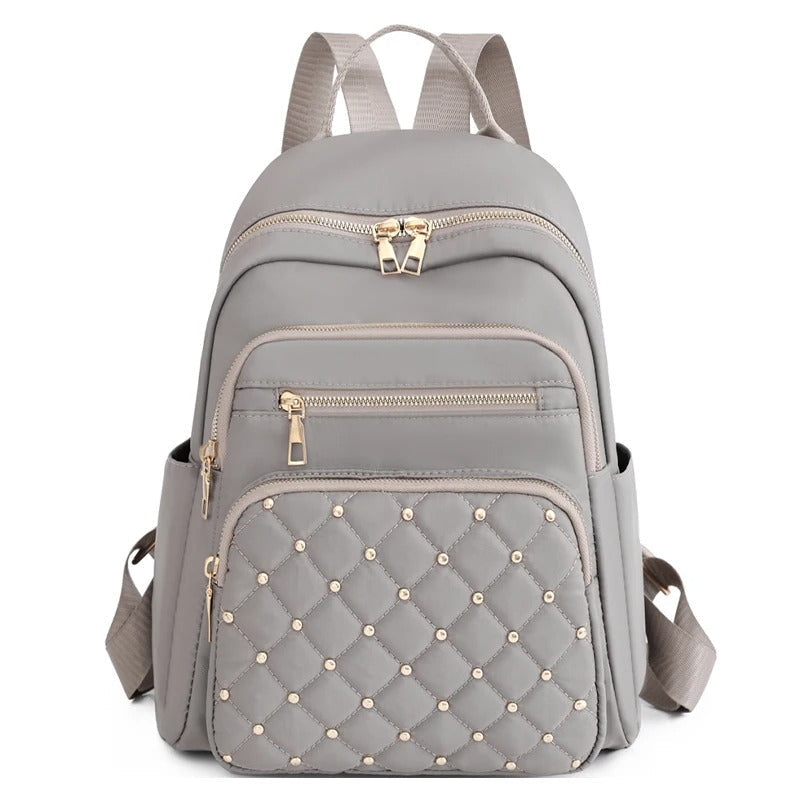 Leichter wasserabweisender Nylon-Rucksack für Frauen – Reisen & Schule | Karnz