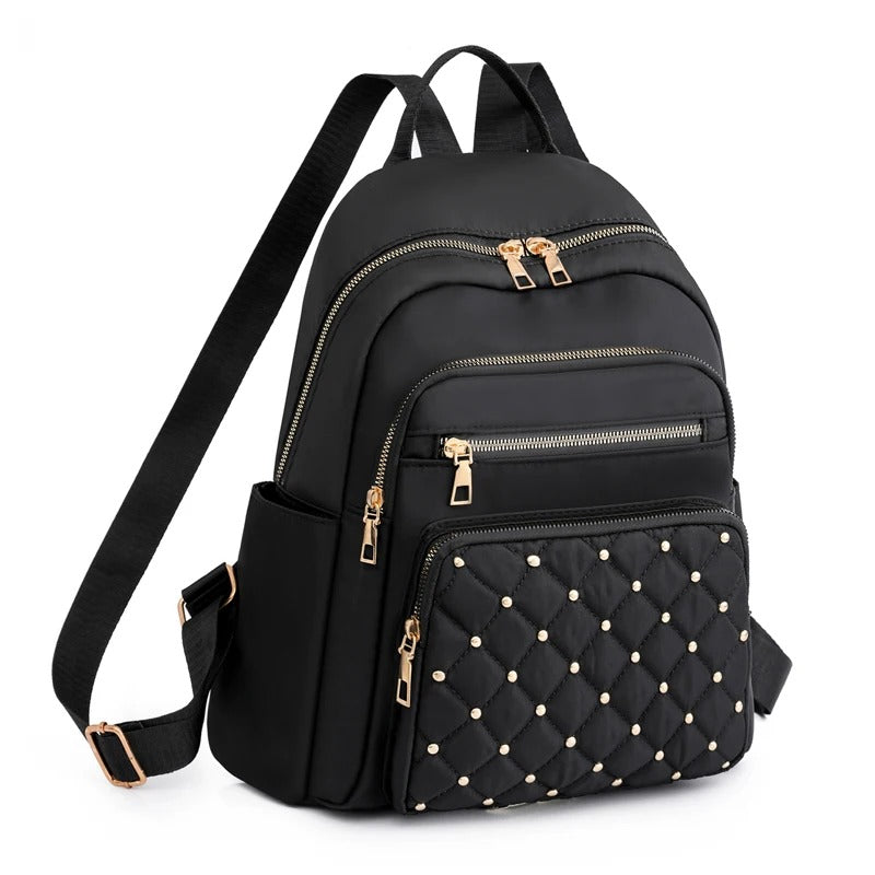 Leichter wasserabweisender Nylon-Rucksack für Frauen – Reisen & Schule | Karnz