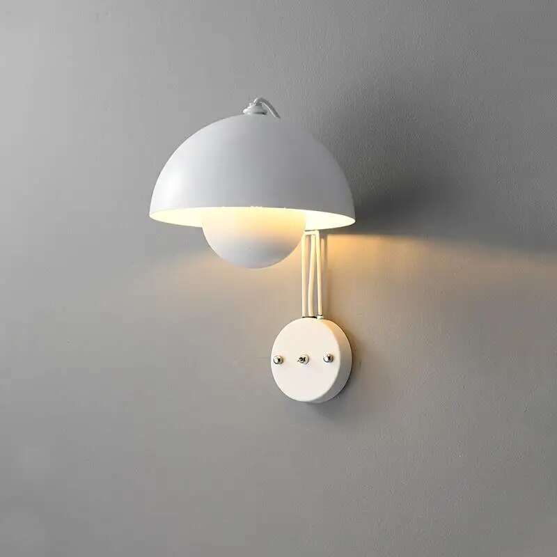 Moderne LED-Wandleuchte mit Pilzmotiv | Stilvolles Nachtlicht für Schlaf- und Wohnzimmer